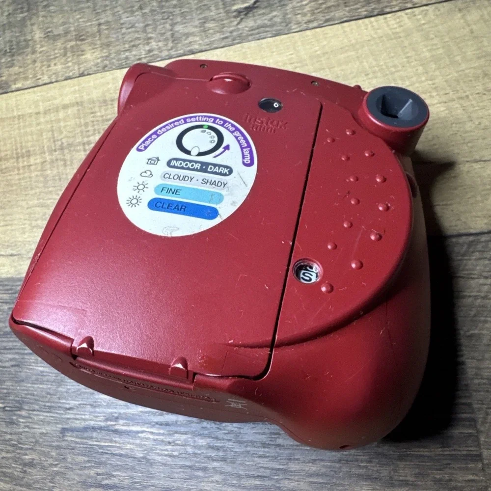 Fujifilm Instant Camera Instax Mini 7S Red Camera Not Tested